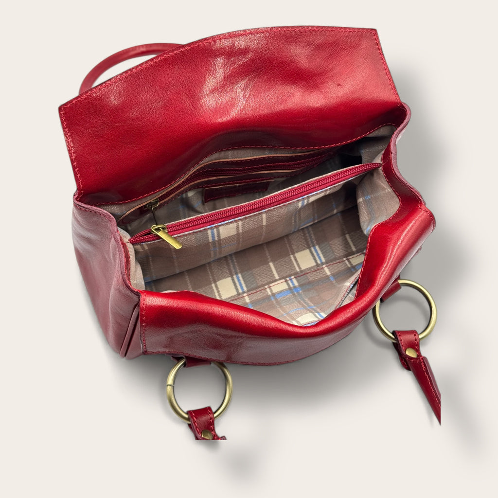 Giglio – Borsa Artigianale in vera pelle Florence Italy