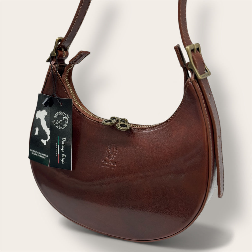 Borsa “Beatrice” marrone – Florence Italy