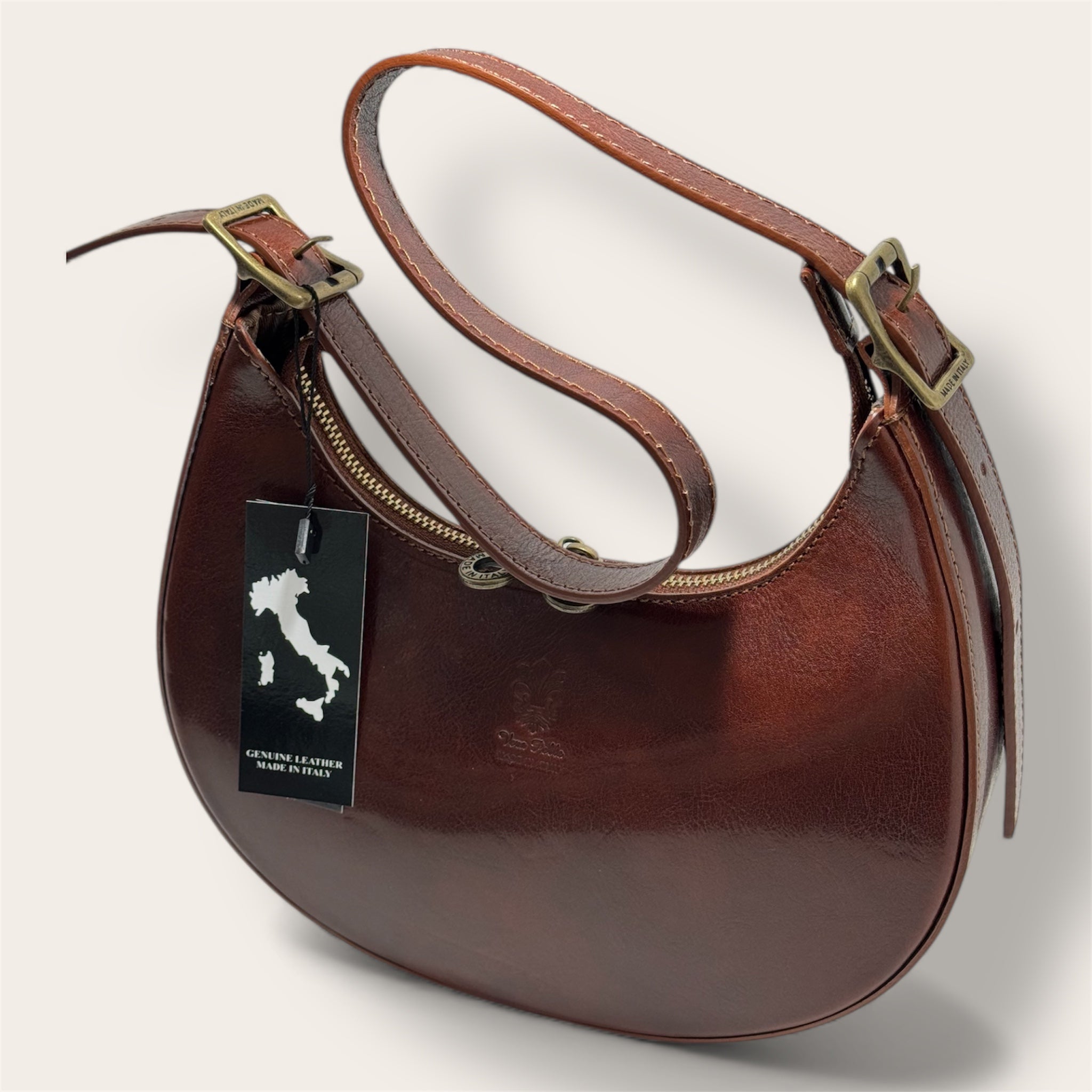 Borsa “Beatrice” marrone – Florence Italy