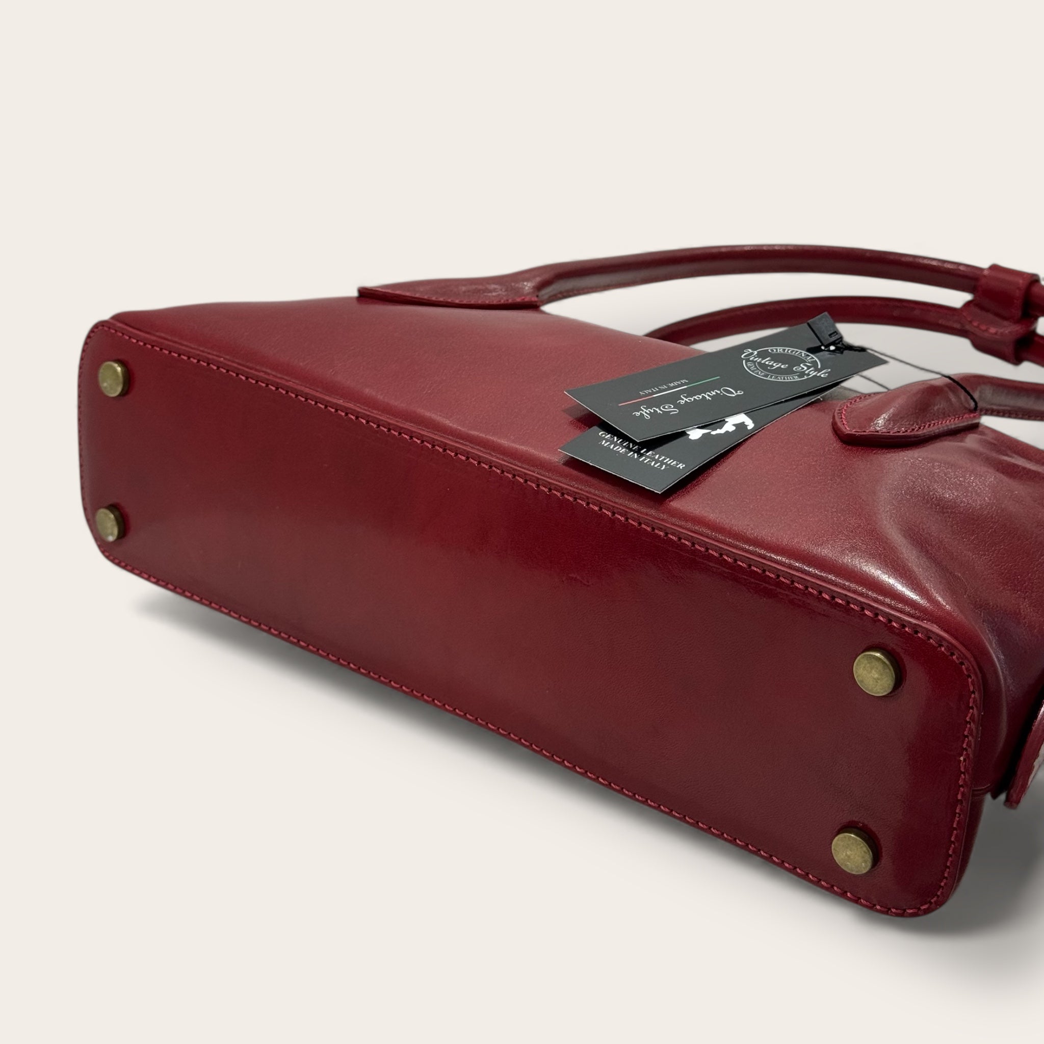 Florence Italy – Tornabuoni Bordeaux | Borsa in Pelle Made in Italy