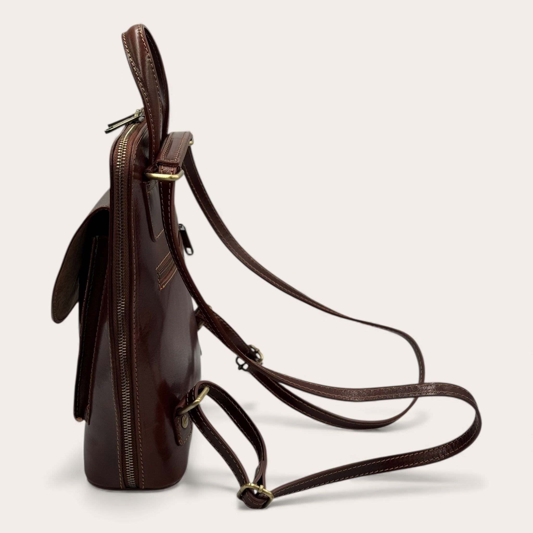 Zaino, borsa a mano e crossbody in pelle “Il Magnifico” – Florence Italy