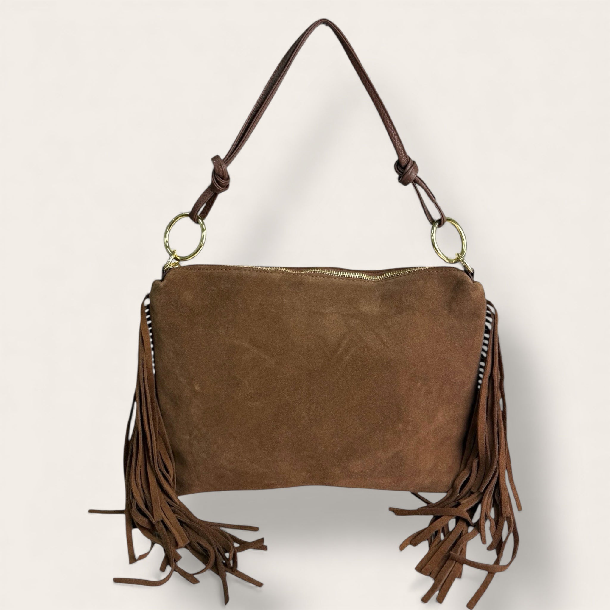 Borsa Medusa in vera pelle scamosciata | Florence Italy