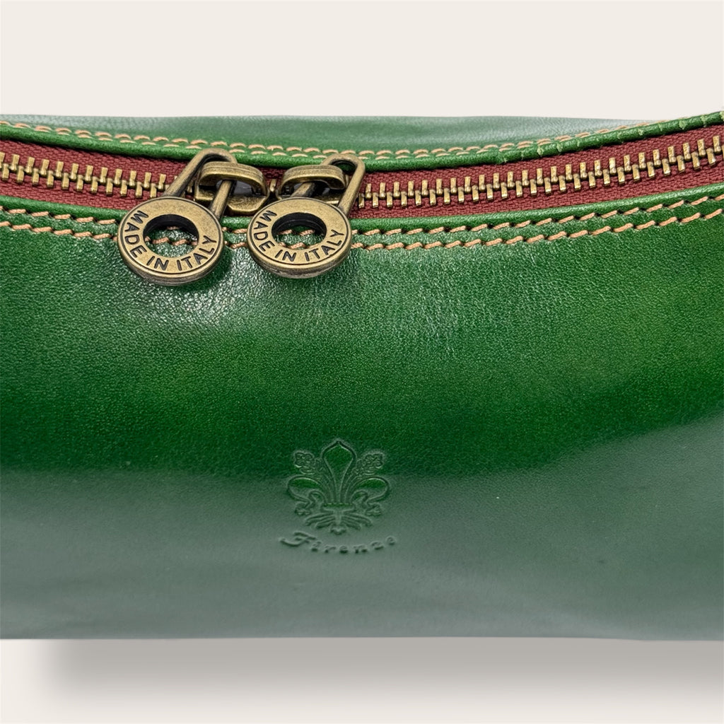 Borsa "Lungarno" verde e marrone - Florence Italy