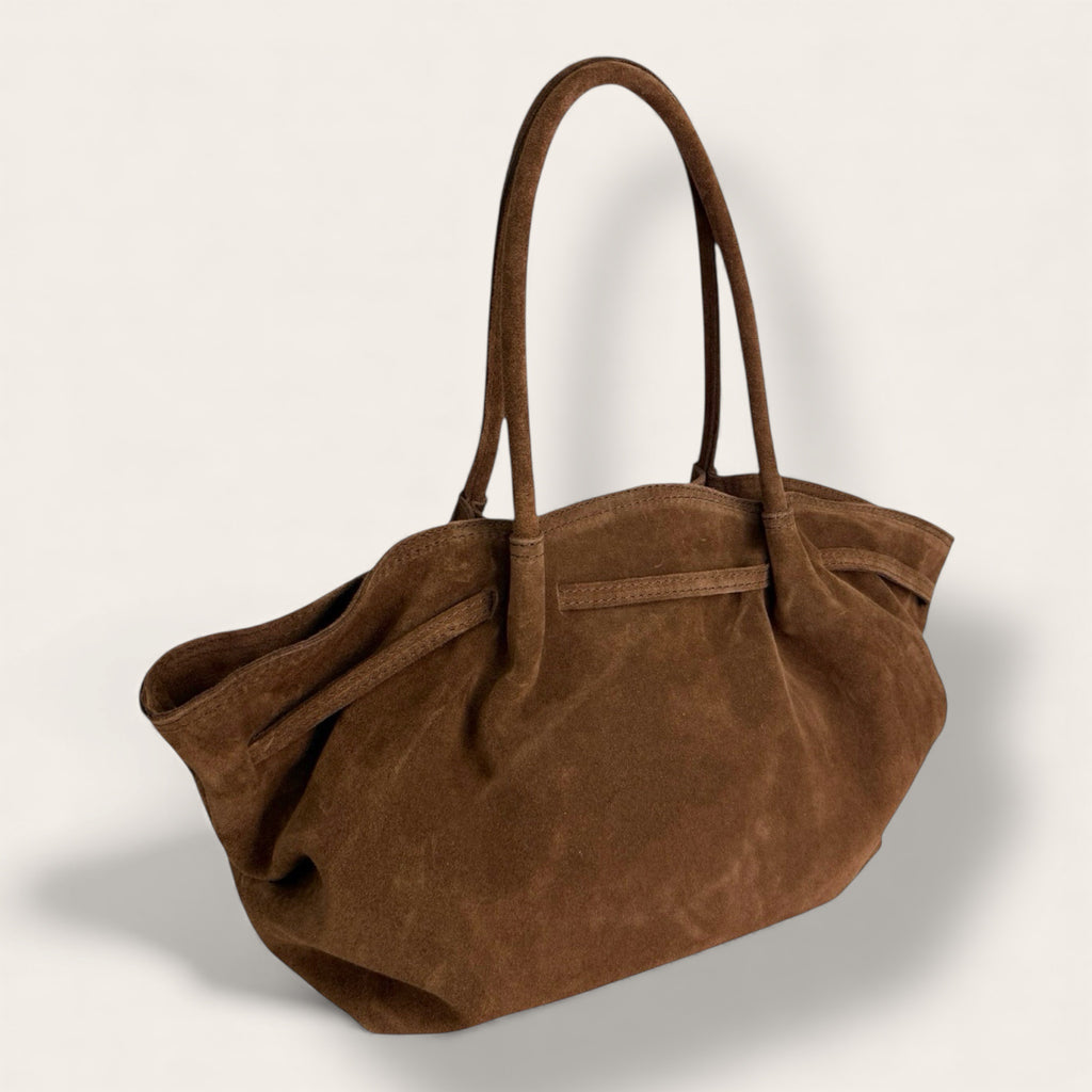 Borsa Rinascimento in vera pelle scamosciata | Florence Italy