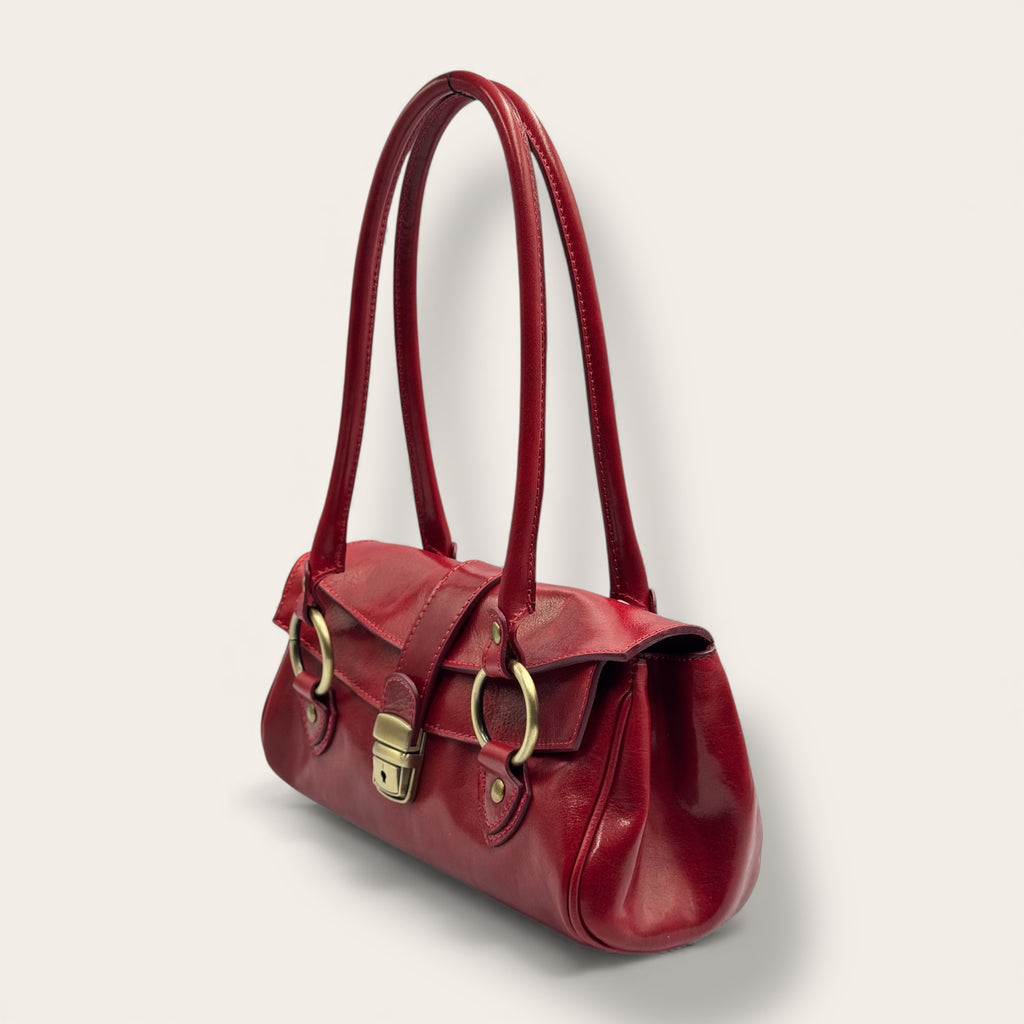 Giglio – Borsa Artigianale in vera pelle Florence Italy