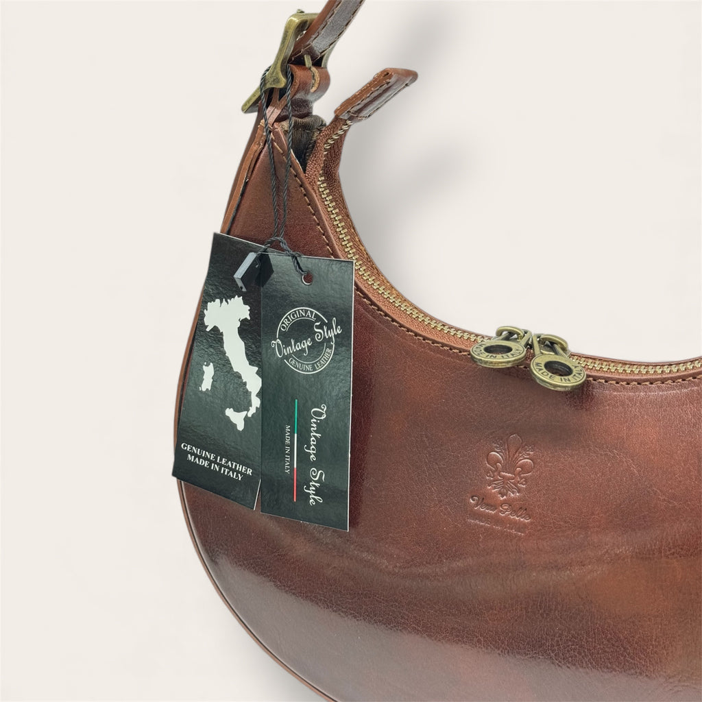 Borsa “Beatrice” marrone – Florence Italy