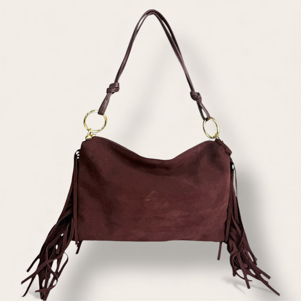 Borsa Medusa in vera pelle scamosciata | Florence Italy