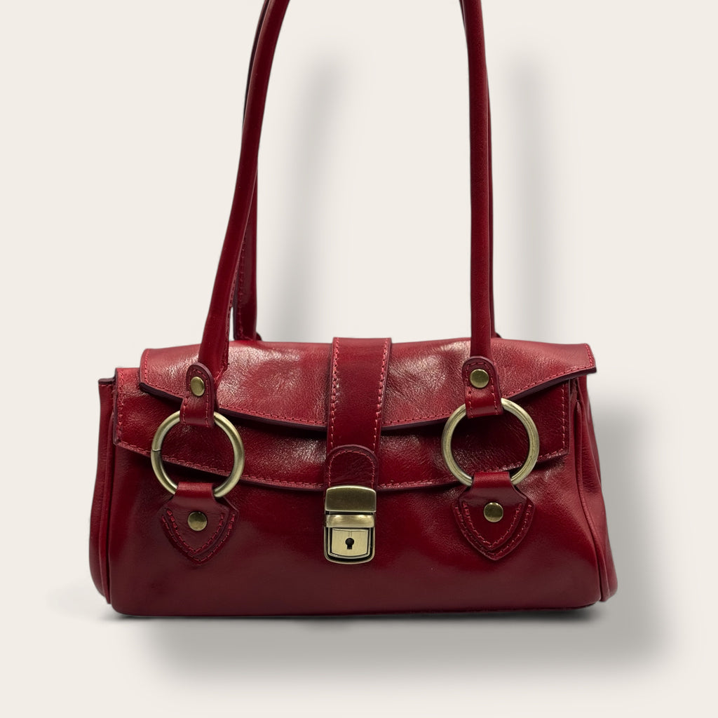 Giglio – Borsa Artigianale in vera pelle Florence Italy