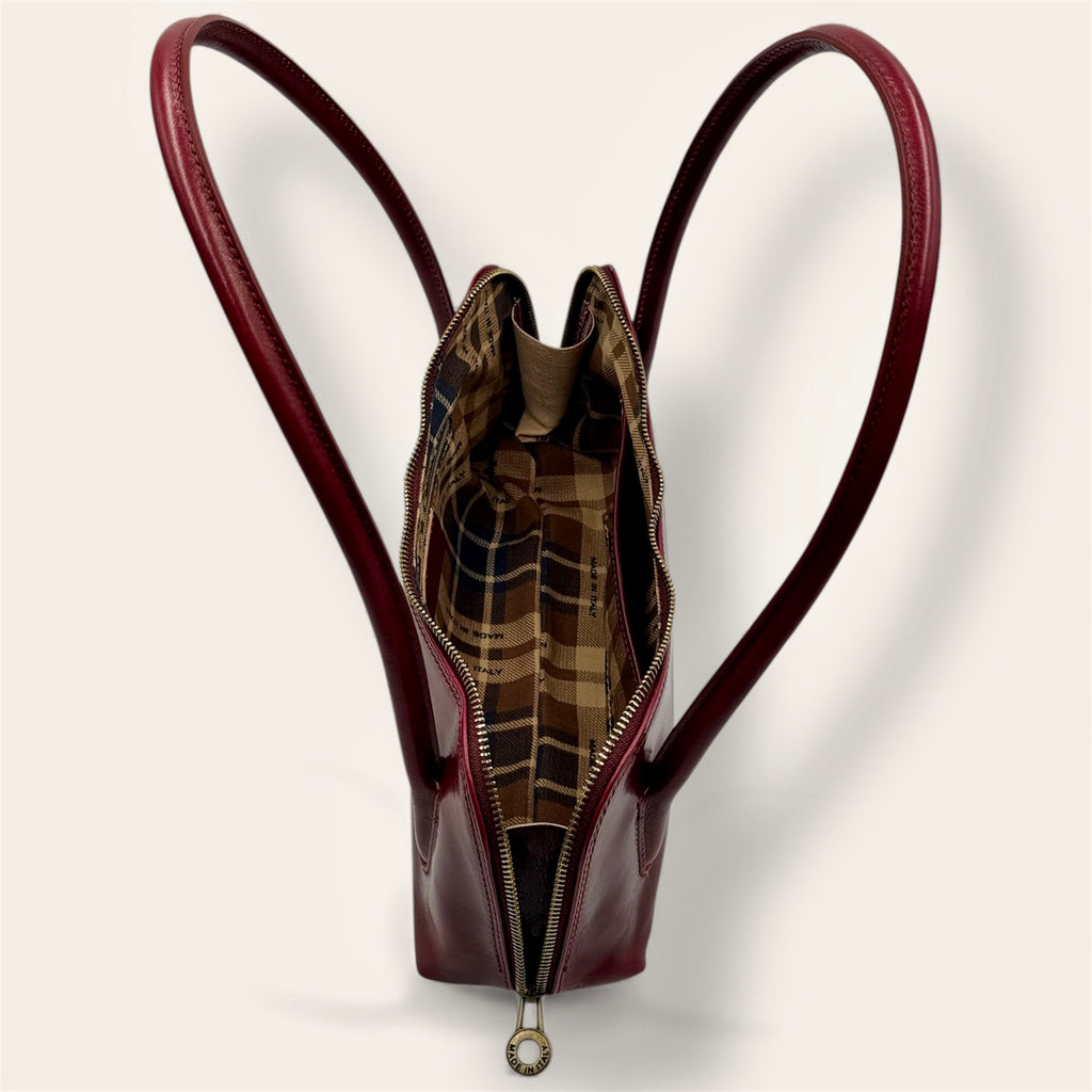 Borsa "Lungarno" bordeaux - Florence Italy