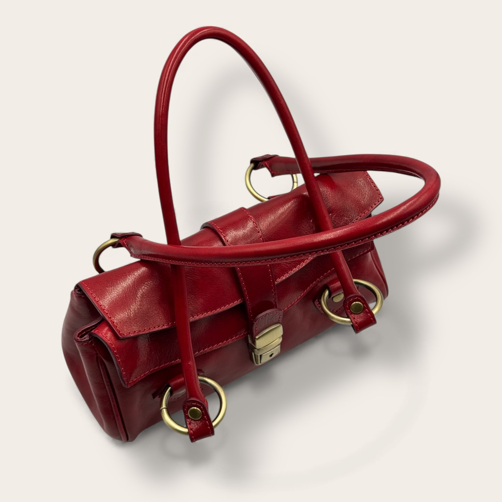 Giglio – Borsa Artigianale in vera pelle Florence Italy