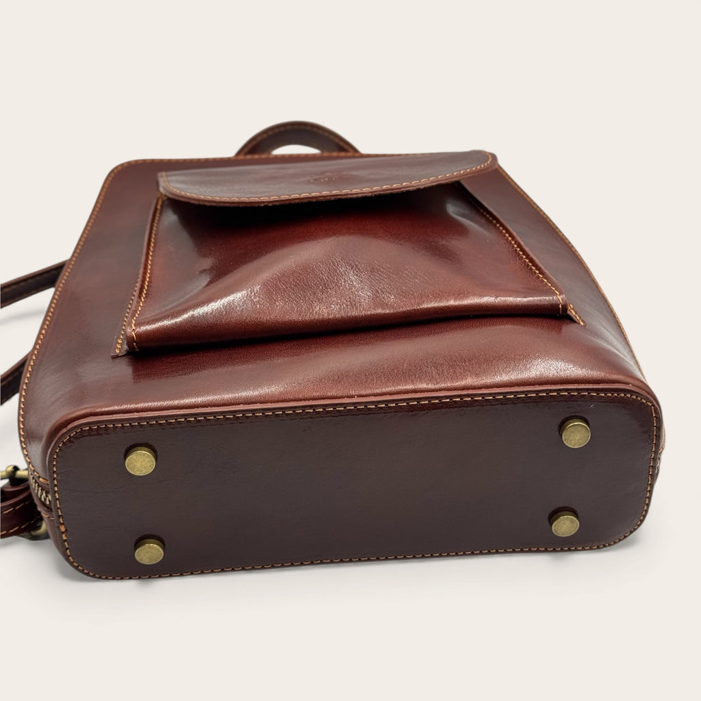 Zaino, borsa a mano e crossbody in pelle “Il Magnifico” – Florence Italy