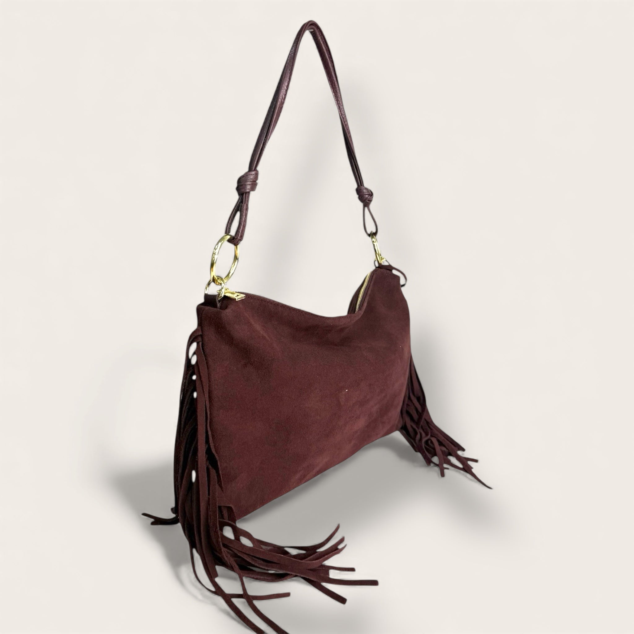 Borsa Medusa in vera pelle scamosciata | Florence Italy