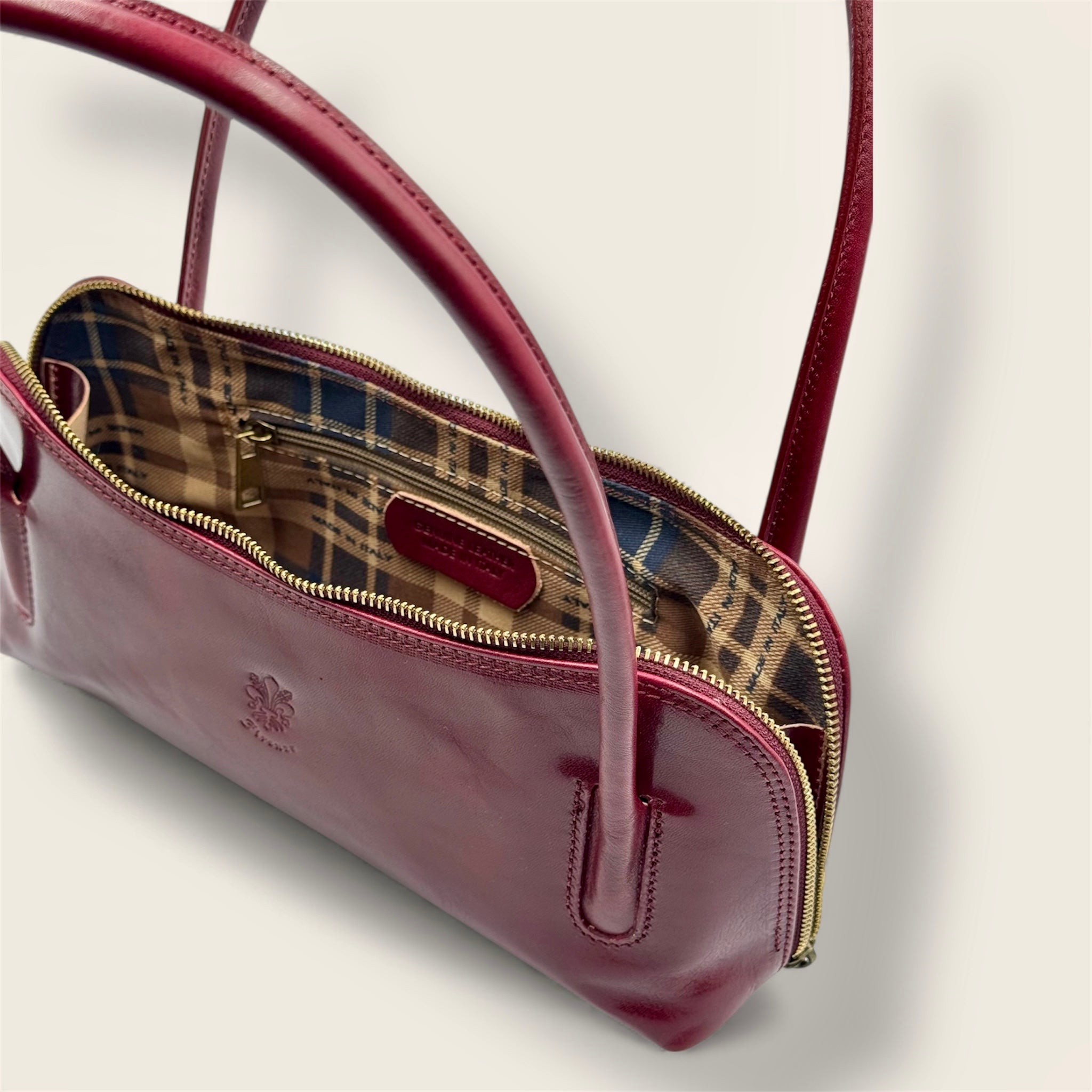 Borsa "Lungarno" bordeaux - Florence Italy