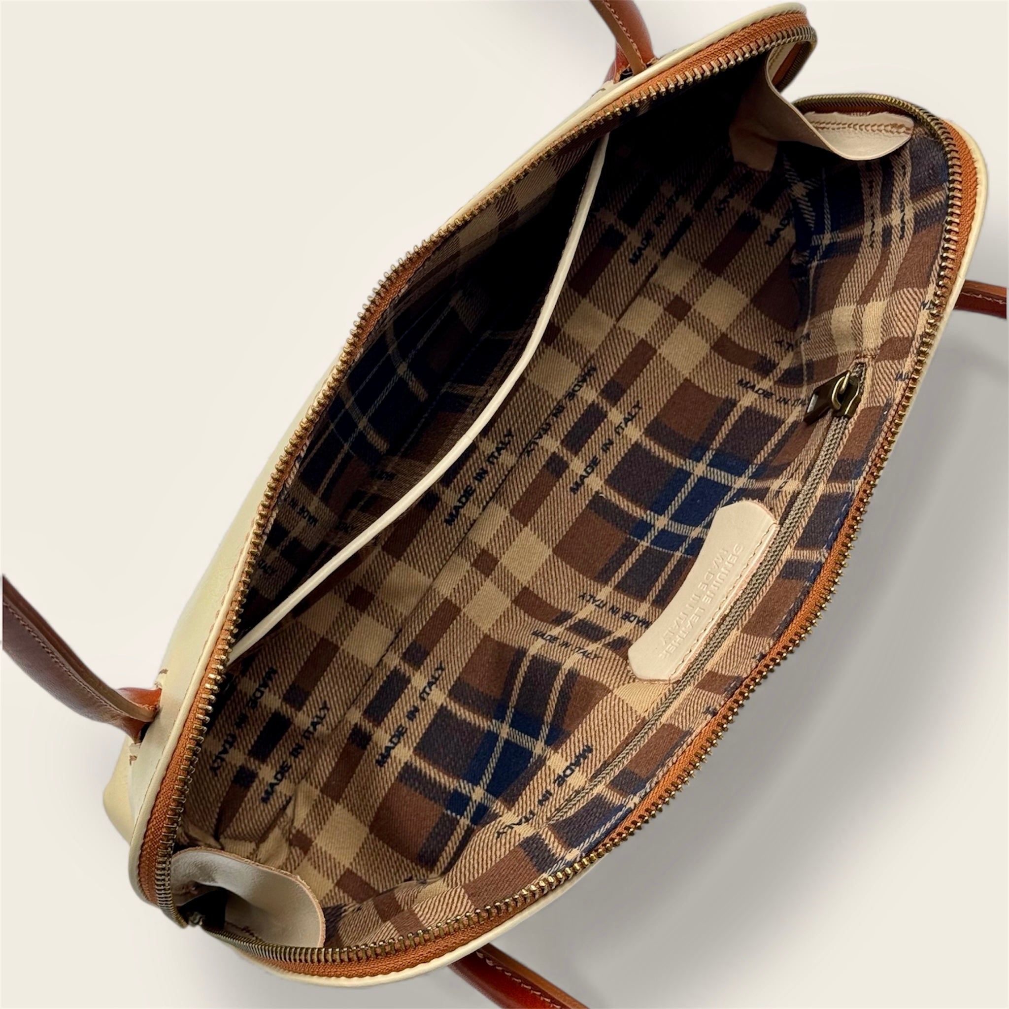 Borsa "Lungarno" avorio - Florence Italy