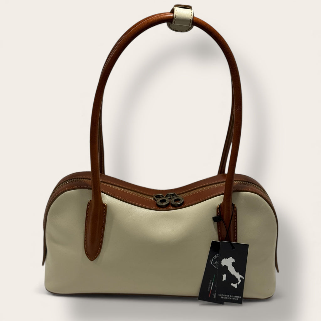Florence Italy – Tornabuoni Avorio | Borsa in Pelle Made in Italy